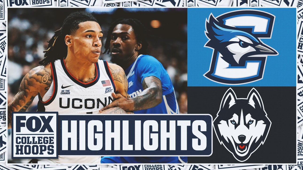 Creighton Bluejays vs. No. 14 UConn Huskies Highlights | FOX College Hoops