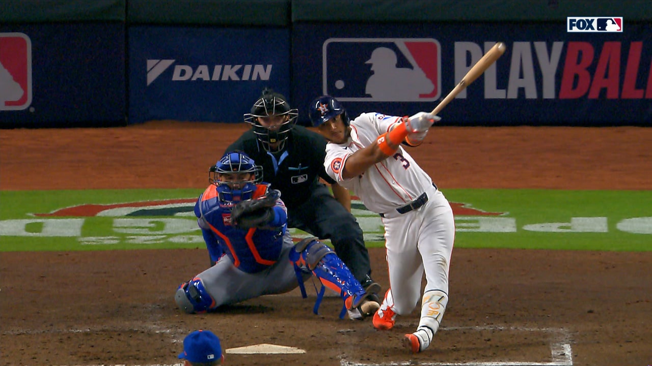 Jeremy Peña CRUSHES a solo homer as Astros strike first vs. Mets
