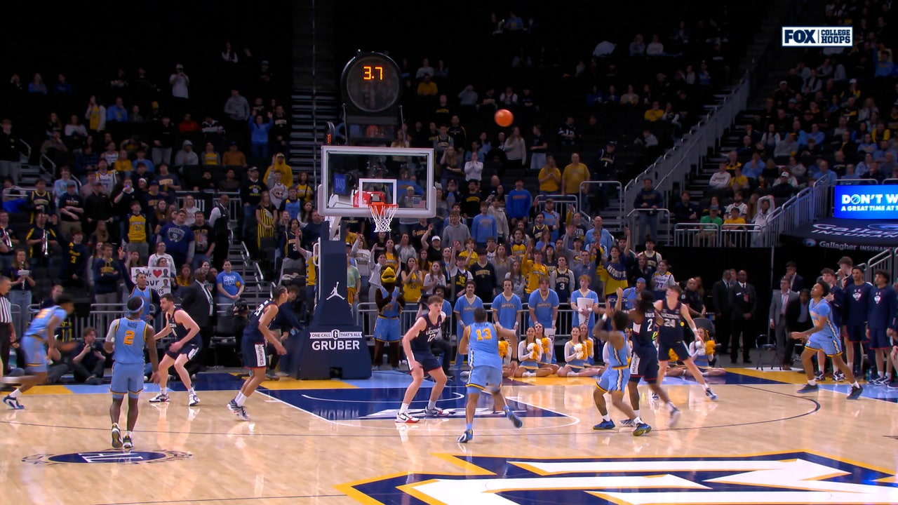 Nigel James Jr. scores deep two-point shot at the buzzer, trimming Marquette's deficit vs. UConn