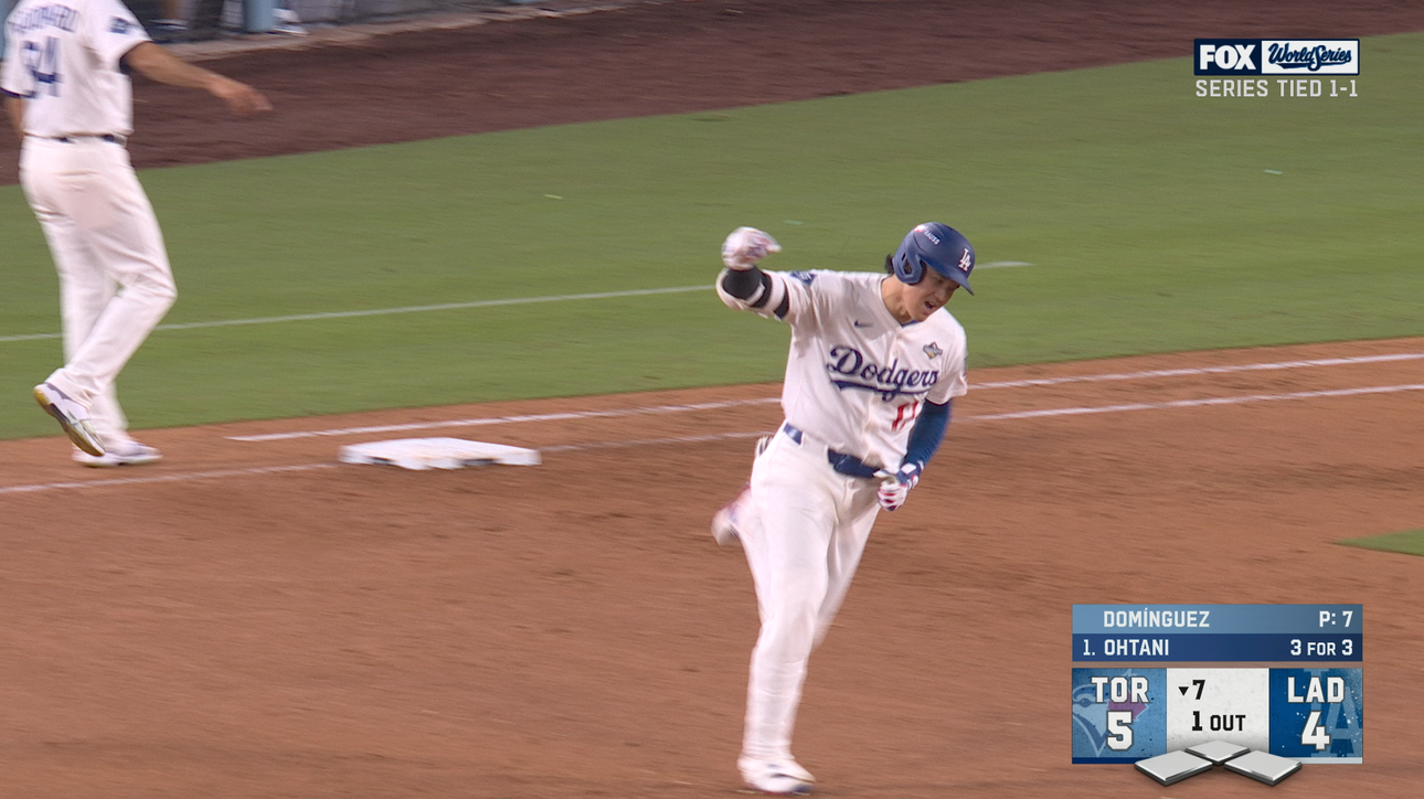 Dodgers’ Shohei Ohtani DESTROYS HR to tie game against Blue Jays