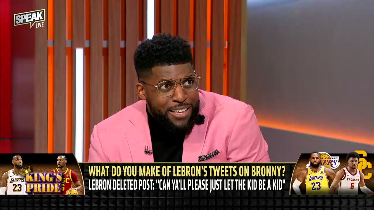 LeBron in now-deleted tweet on Bronny James: Can y'all please let the kid be a kid' | NBA | SPEAK