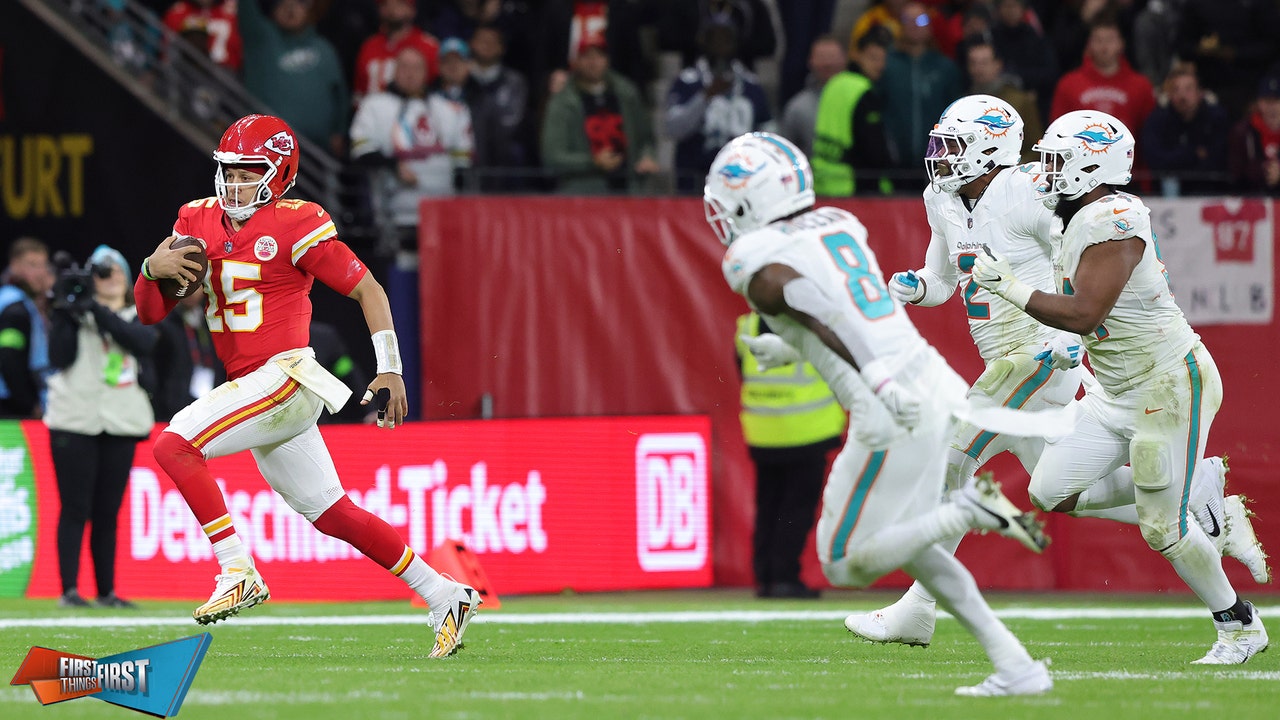 Patrick Mahomes, Chiefs running away with AFC after win over Dolphins? | First Things First