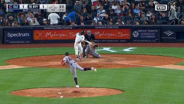 Yankees' Jazz Chisholm and Anthony Volpe hit back-to-back home runs vs. Guardians