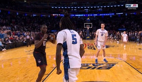 Creighton's Jamiya Neal & UConn's Hassan Diarra get into scuffle after late dunk by Neal