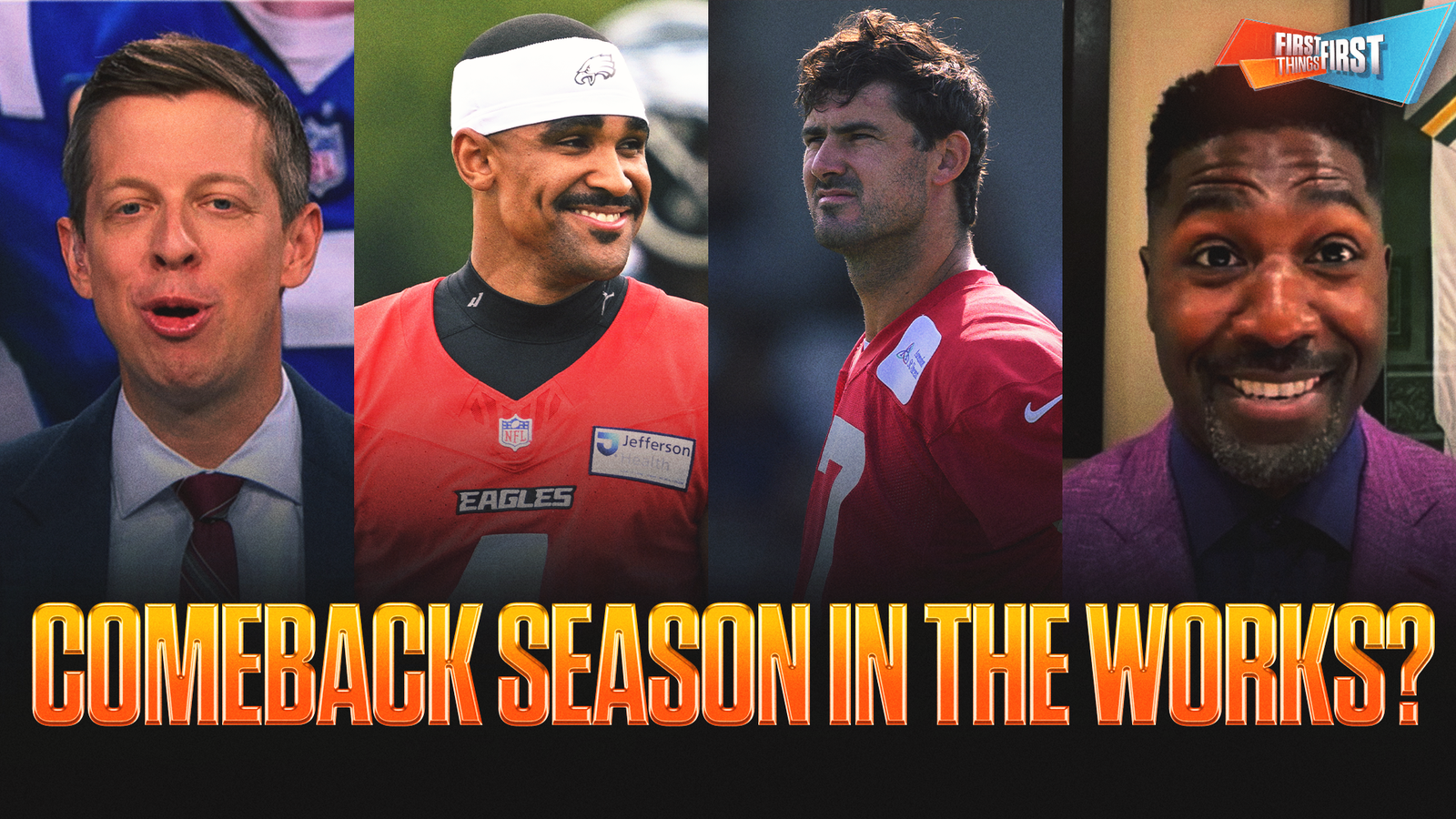 Daniel Jones will ‘pick up where he left off,' Eagles offense a concern heading into 2026 season 👀