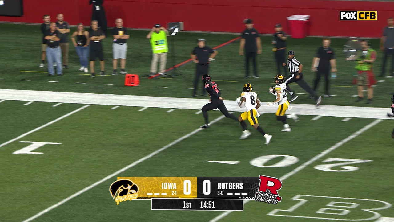 Kaden Wetjen returns kickoff for TD, giving Iowa early lead over Rutgers
