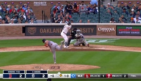 Riley Greene cranks a two-run home run giving Tigers the lead over Red Sox