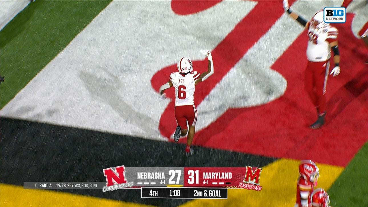 Nebraska's Dylan Raiola finds Dane Key for game-winning TD vs. Maryland