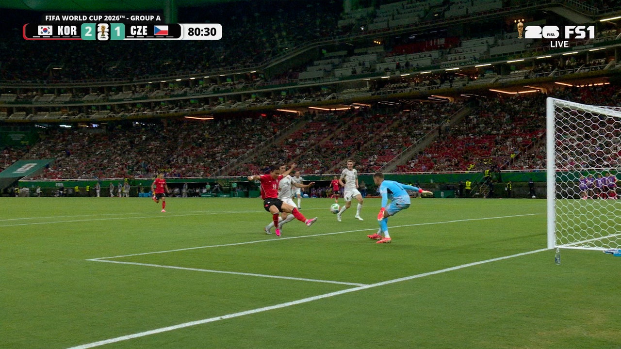 South Korea's Oh Hyeon-gyu scores goal, taking lead over Czechia | 2026 FIFA World Cup™
