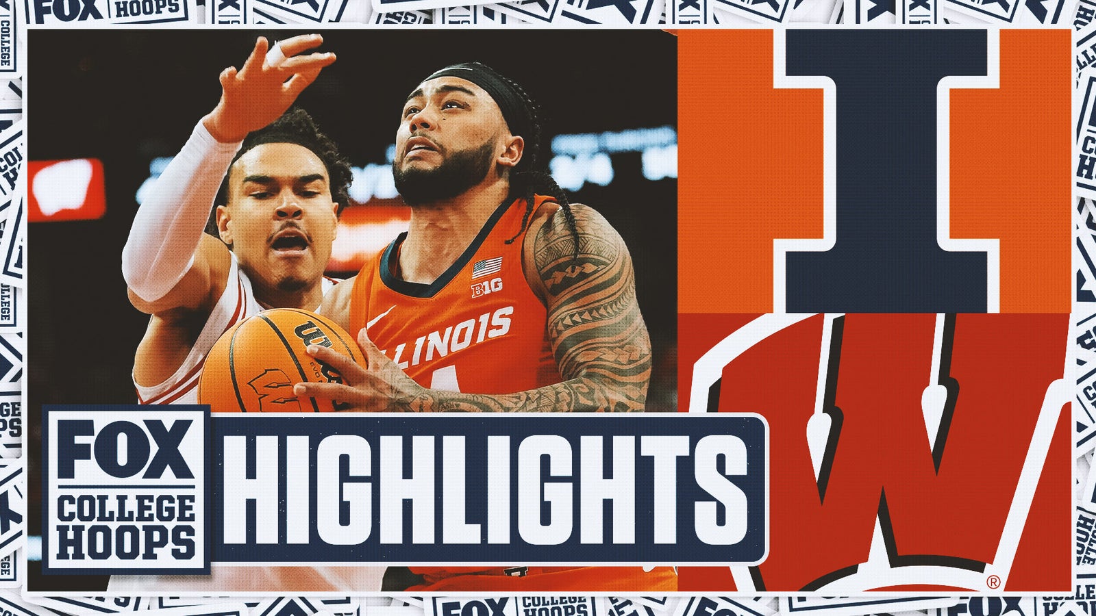 Illinois Fighting Illini vs. No. 11 Wisconsin Badgers Sorotan | Fox College Hoops