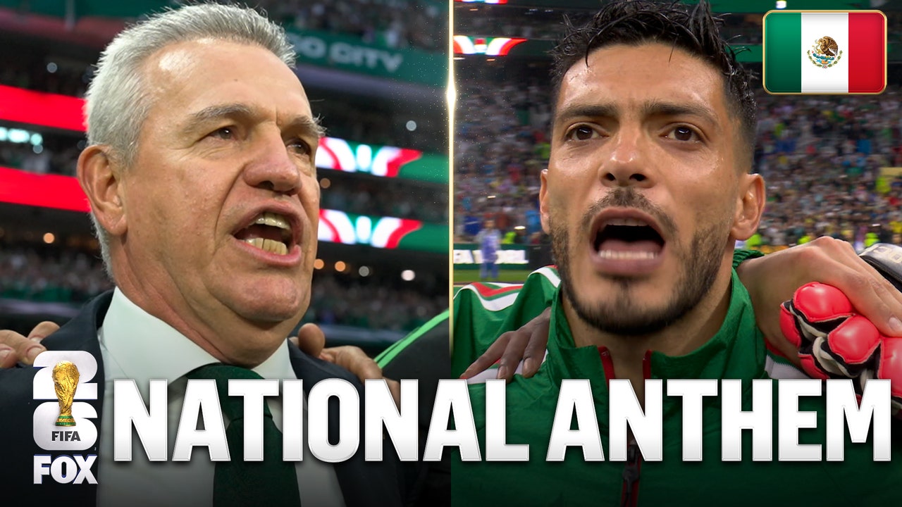 Mexico's National Anthem at Mexico City Stadium Before Round of 16 Match vs England 