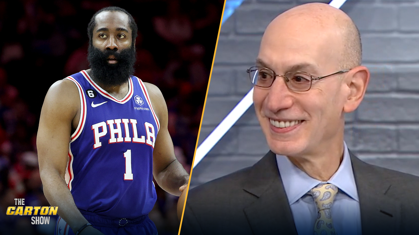 Adam Silver addresses feud between James Harden & 76ers