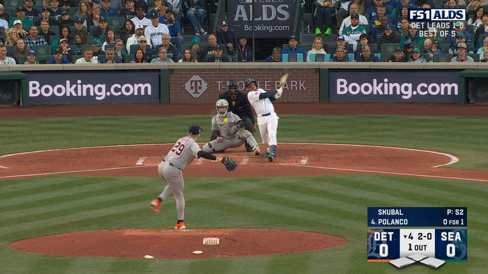 Jorge Polanco smashes solo home run to give Mariners the lead over Tigers