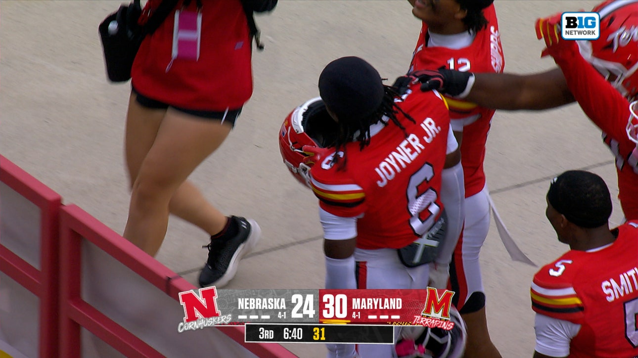 Maryland's Dontay Joyner returns 67-yard interception for TD and lead vs. Nebraska