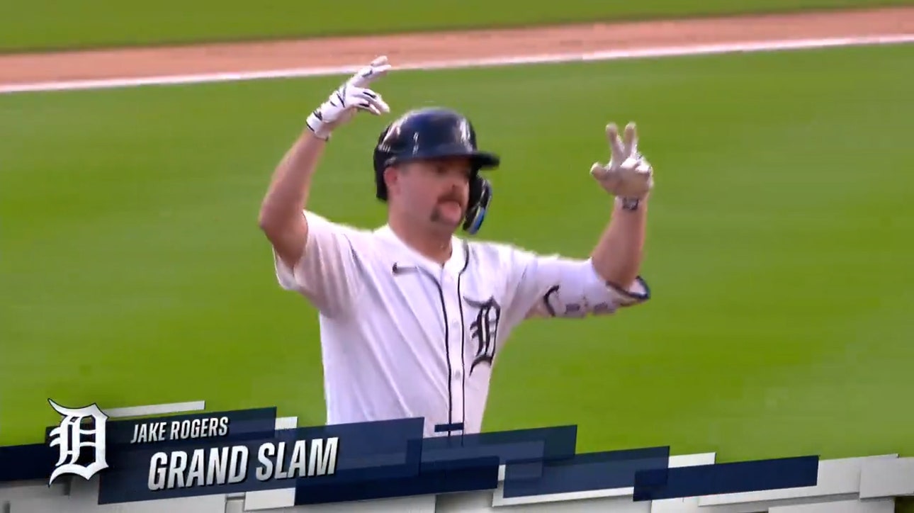 Jake Rogers smacks a grand slam home run to increase the Tigers' huge lead over Mariners