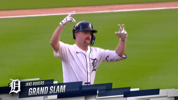 Jake Rogers smacks a grand slam home run to increase the Tigers' huge lead over Mariners