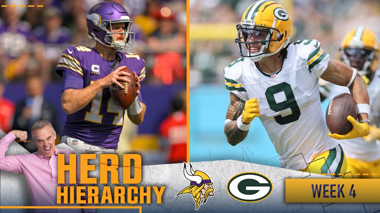 Herd Hierarchy: Steelers miss cut, Vikings, Packers climb up Colin's Top 10 of Week 4 | The Herd