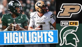 Purdue Boilermakers vs. Michigan State Spartans Highlights | FOX College Football