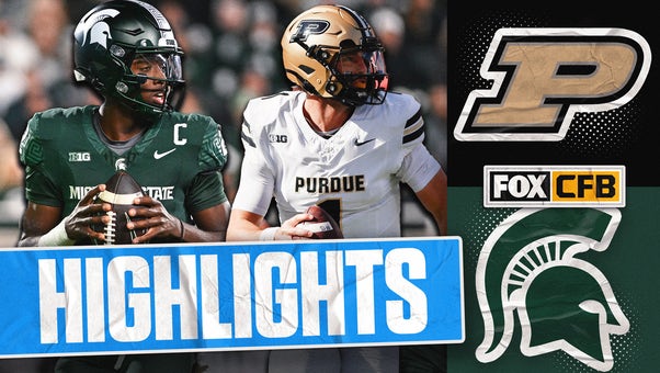 Purdue Boilermakers vs. Michigan State Spartans Highlights | FOX College Football