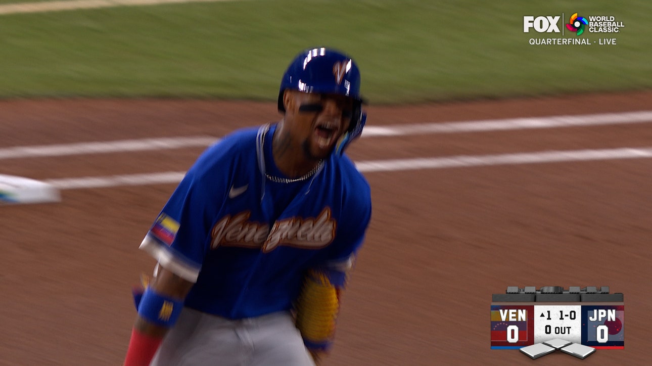 Ronald Acuña Jr. hits leadoff solo homer, giving Venezuela early lead over Japan
