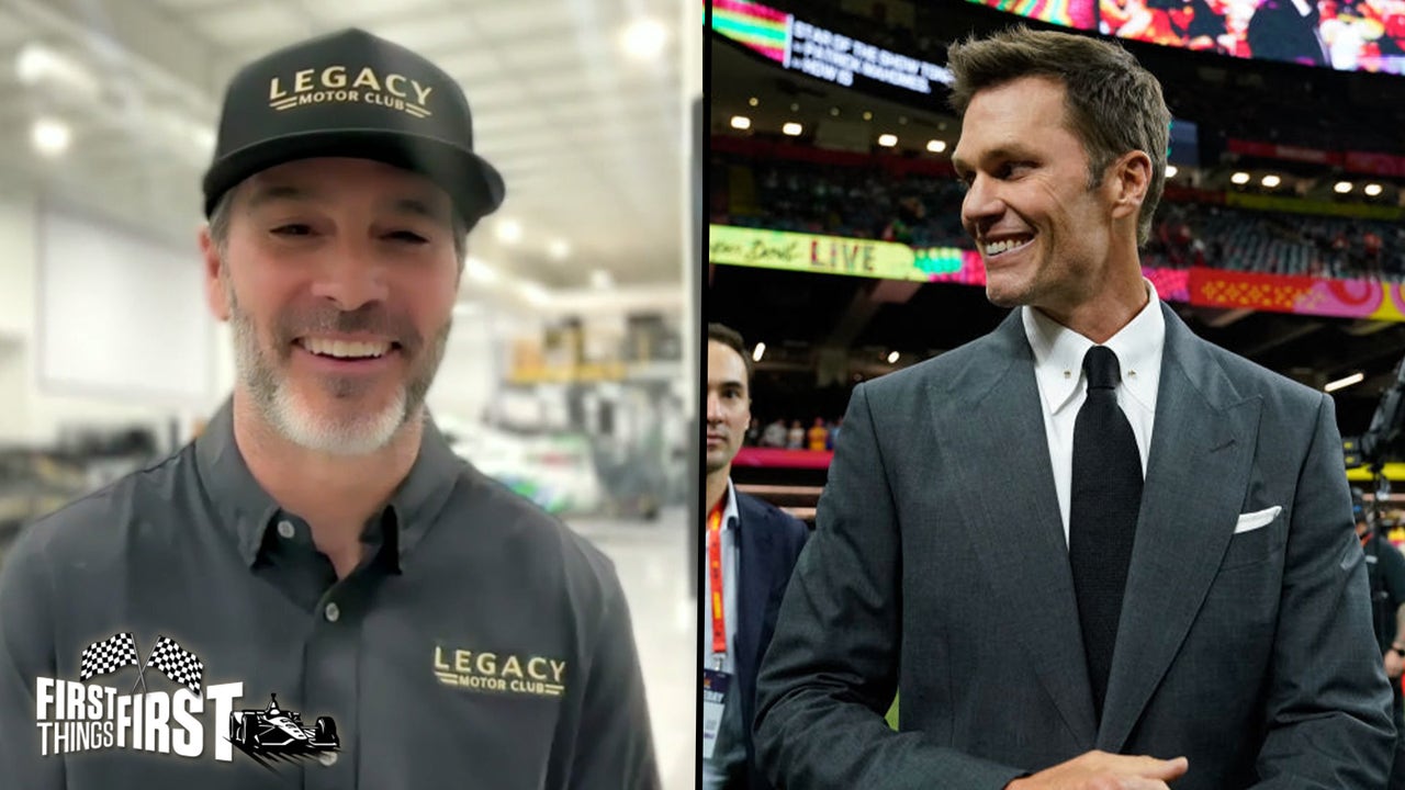 Jimmie Johnson previews what Tom Brady should look out for the 'Fastest Seat in Sports' | First Things First 