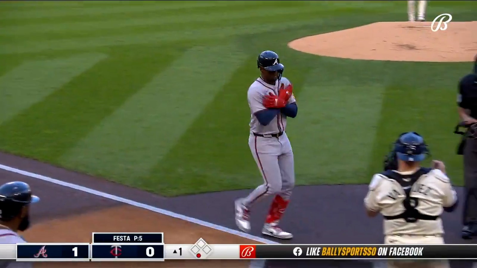 Jorge Soler blasts a solo home run to give Braves an early lead over Twins