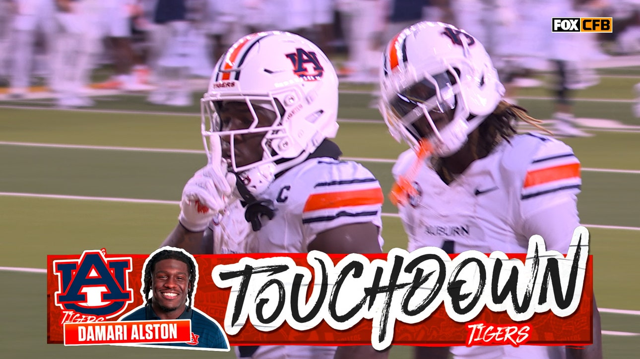 Damari Alston rushes for nine-yard TD, extending Auburn's lead over Baylor