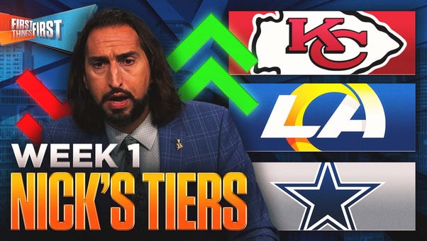 Chiefs ‘last season a fluke’, Rams Offseason Champs, Who is atop Nick’s Week 1 NFL Tiers? | FTF