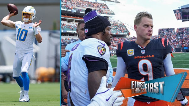 Parkins Peak is in with Burrow next to Allen, Lamar and Herbert in third row | First Things First