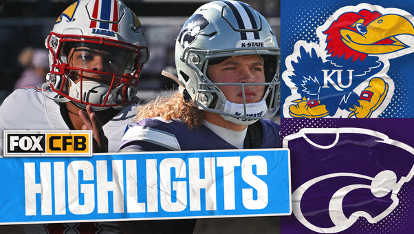 Kansas Jayhawks vs Kansas State Wildcats Highlights 🏈 FOX College Football