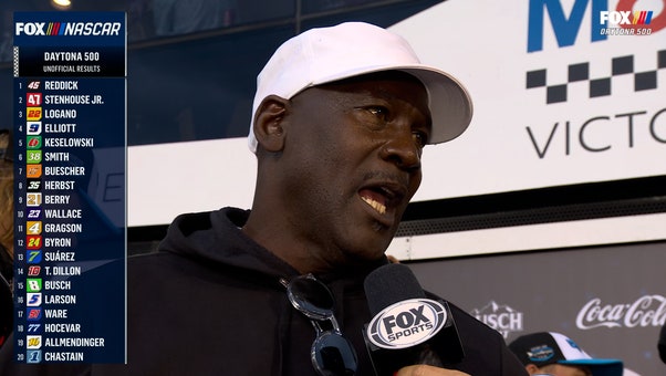 'It feels like I won a championship' 🏆 Michael Jordan on Tyler Reddick's Dayton 500 Win