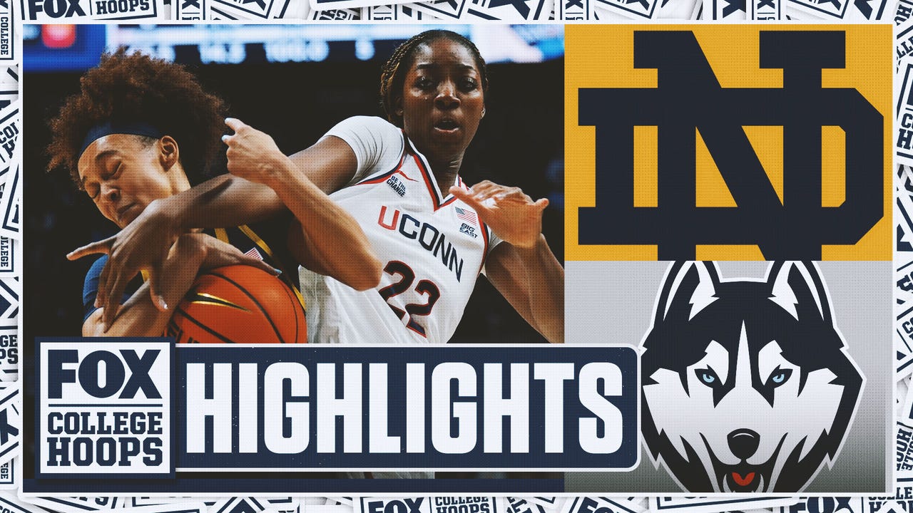 Notre Dame Fighting Irish vs. No. 1 UConn Huskies Highlights 🏀 FOX College Hoops