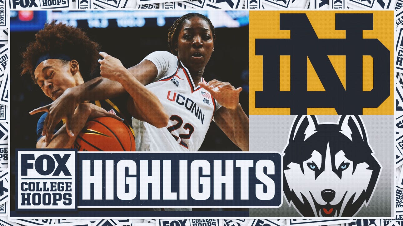 Notre Dame Fighting Irish vs. No. 1 UConn Huskies Highlights 🏀 FOX College Hoops