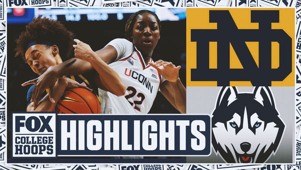 Notre Dame Fighting Irish vs. No. 1 UConn Huskies Highlights 🏀 FOX College Hoops