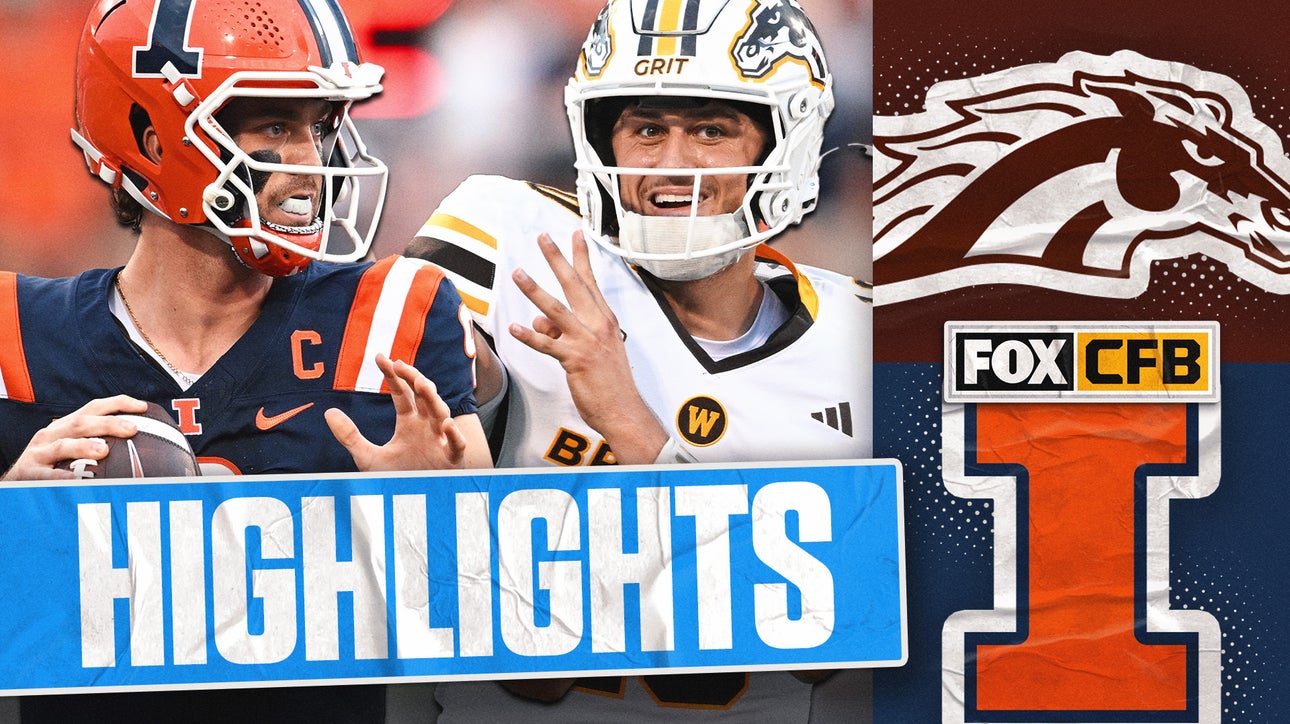 Western Michigan Broncos vs. No. 9 Illinois Fighting Illini Highlights | FOX College Football