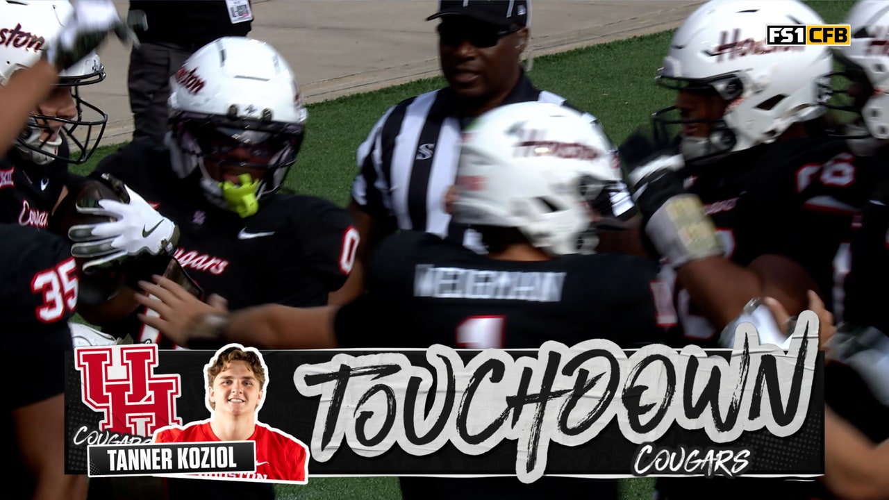 Conner Weigman finds Tanner Koziol for 3-yard TD to cut Houston's deficit against West Virginia 