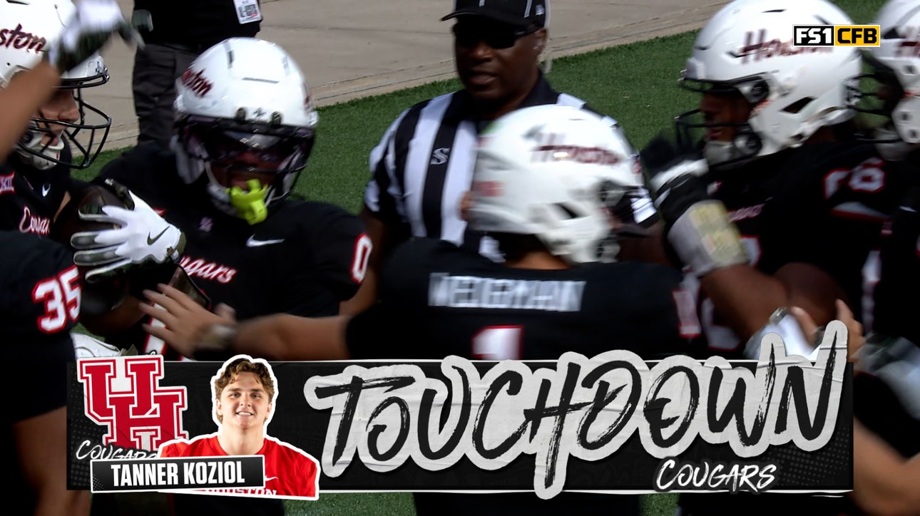 Conner Weigman finds Tanner Koziol for 3-yard TD to cut Houston's deficit against West Virginia 