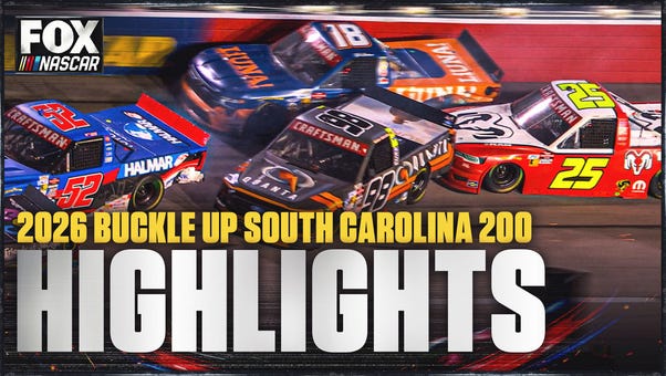 NASCAR Craftsman Truck Series: Buckle Up South Carolina 200 Highlights 🏁 NASCAR on FOX