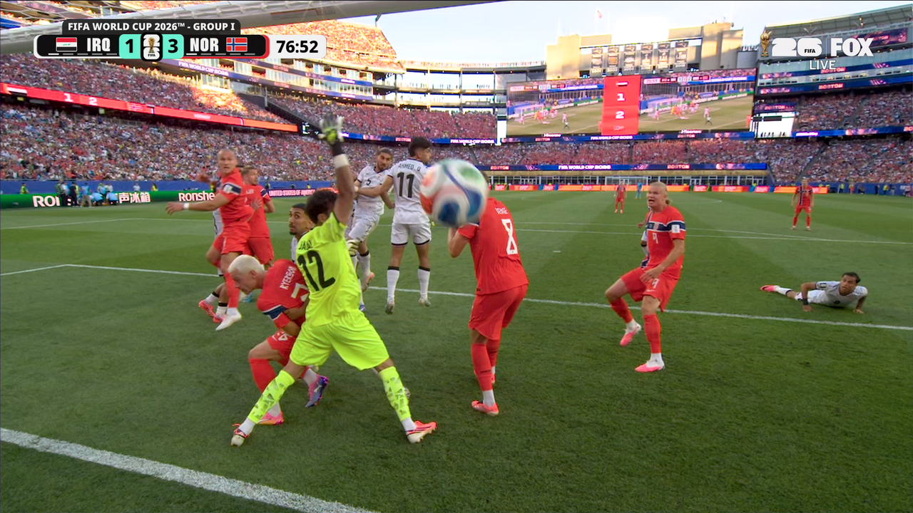Norway’s Leo Østigård scores header off corner to extend lead vs Iraq | 2026 FIFA World Cup™