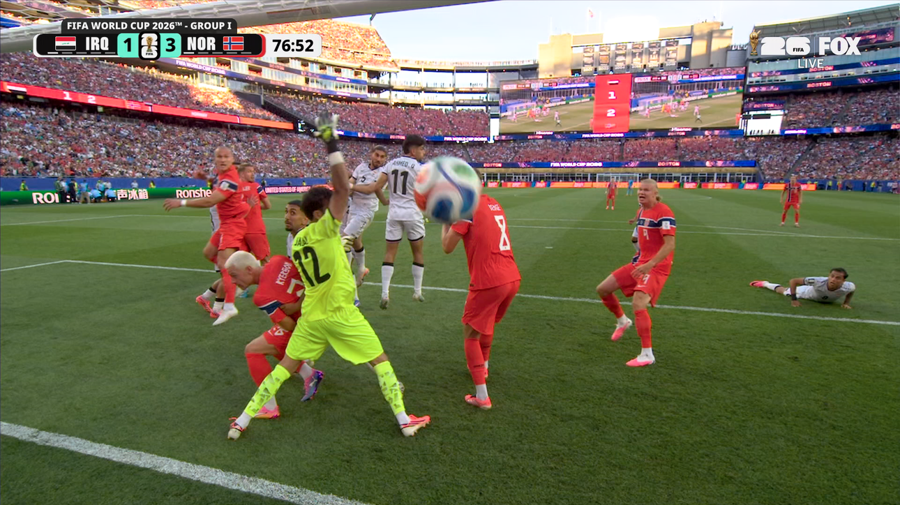 Norway’s Leo Østigård scores header off corner to extend lead vs Iraq | 2026 FIFA World Cup™