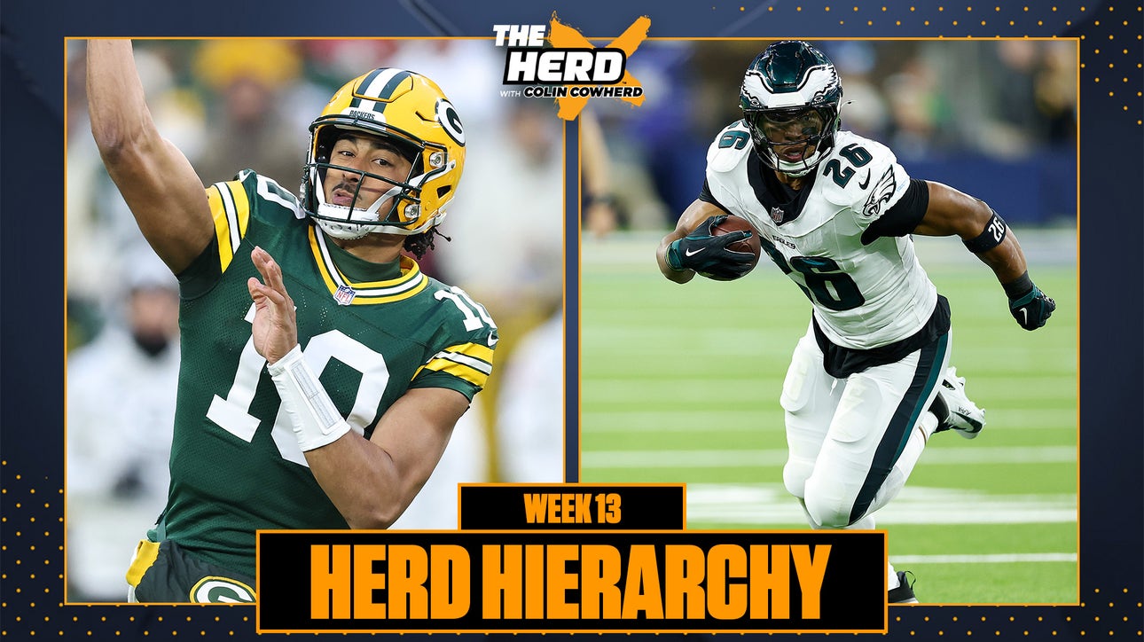 Herd Hierarchy: Packers reappear in Colin's Top 10, Eagles soar in Week 13 | NFL | THE HERD