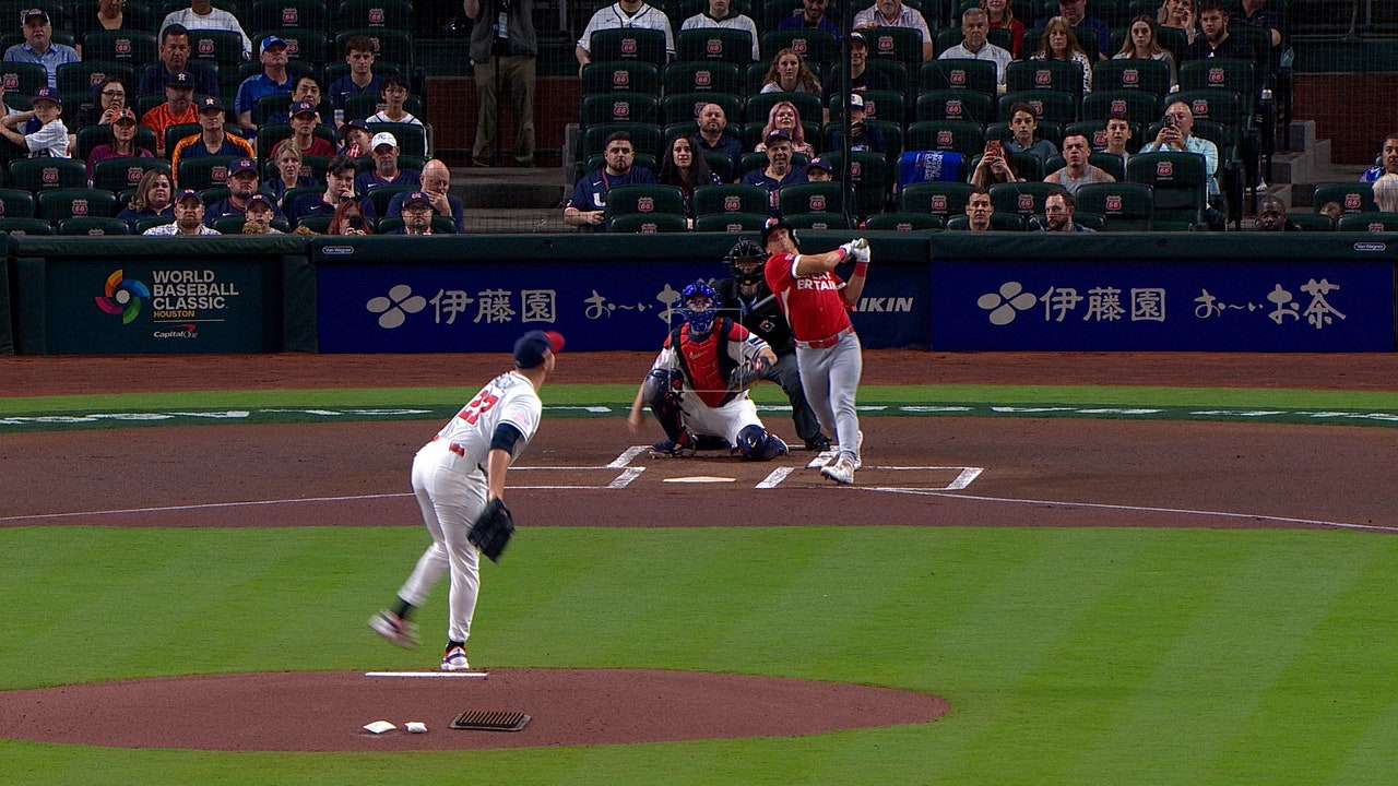 Nate Eaton rips solo home run on first pitch, giving Great Britain an early lead over United States