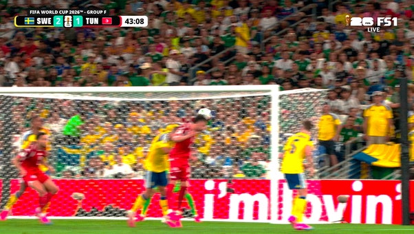 Tunisia’s Omar Rekik scores brilliant header, trimming deficit against Sweden | 2026 FIFA World Cup™