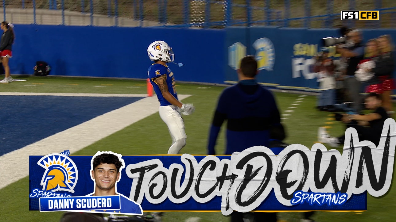 Walker Eget finds Danny Scudero for 70-yard TD, extending San Jose State's lead over New Mexico