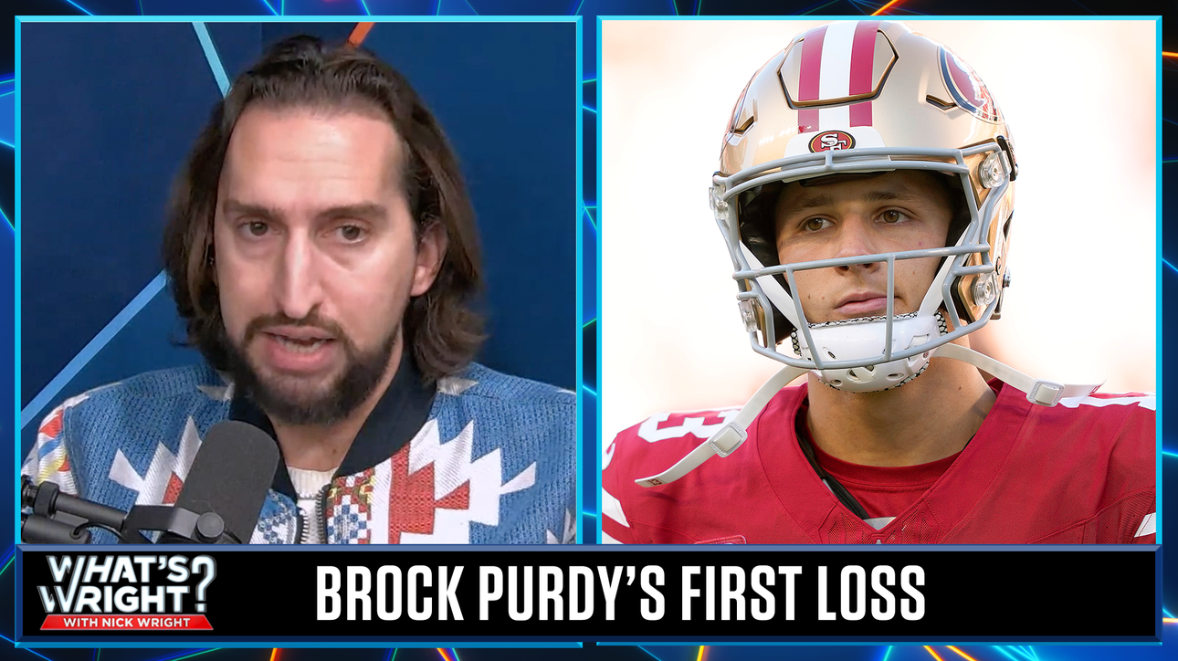 The real Brock Purdy revealed in 49ers 1st loss of season | What’s Wright? 