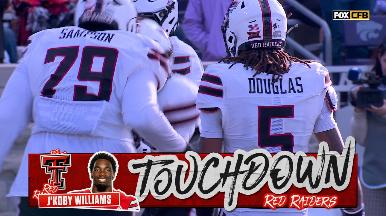 J'Koby Williams rushes for 41-yard TD, extending Texas Tech's lead over Kansas State