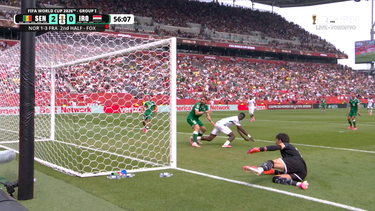Senegal’s Ismaïla Sarr nets goal to extend lead vs Iraq | 2026 FIFA World Cup™
