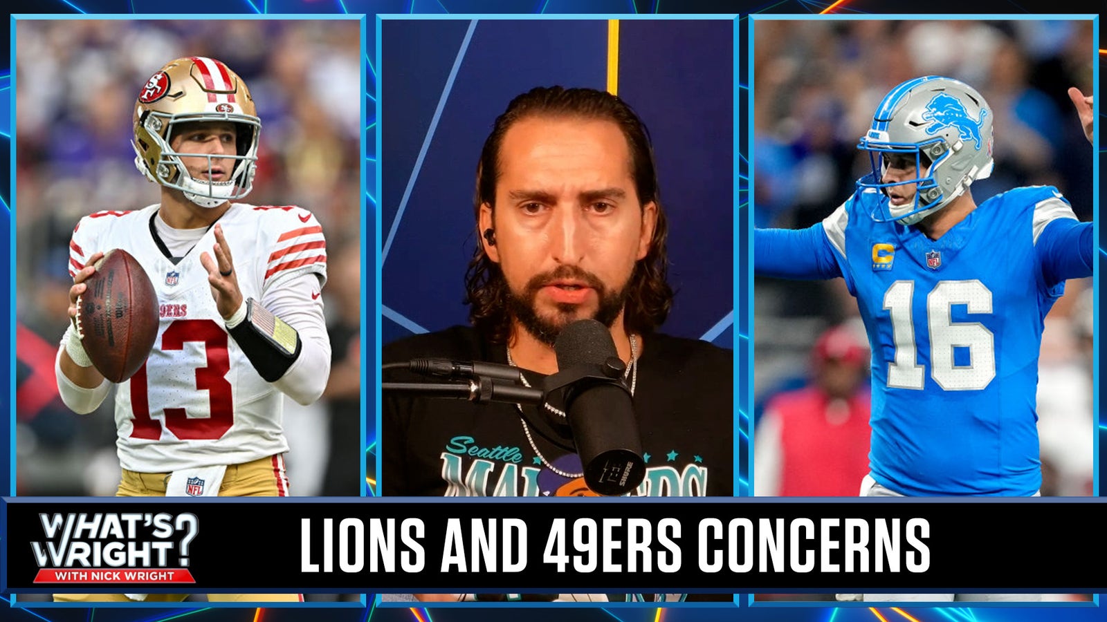 Why 49ers, Lions are a concern despite competing in an open NFC race | What's Wright?