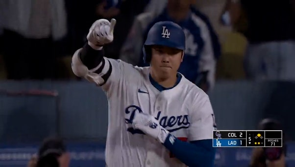 Shohei Ohtani BELTS 52nd home run to give Dodgers 3-2 lead over Rockies