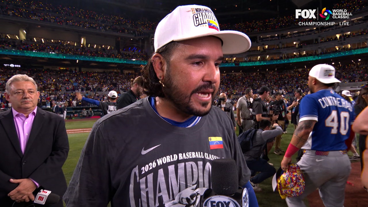 Eugenio Suárez and Eduardo Rodríguez reflect on Venezuela winning first World Baseball Classic 